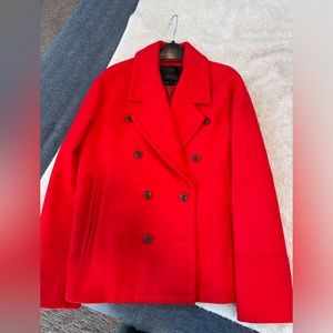 JCrew Melton Wool Peacoat